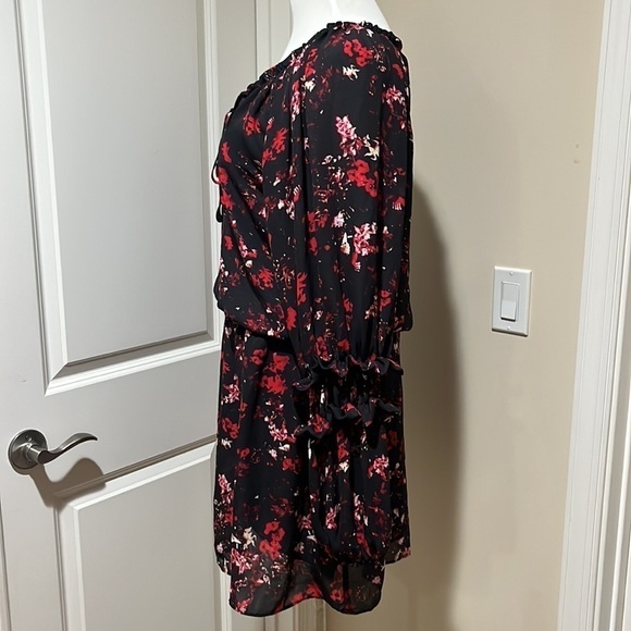 Parker Nicole Blouson Floral Boho Canna Dress - Picture 4 of 9